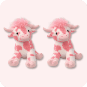 Pink Cow Plush 2PCS