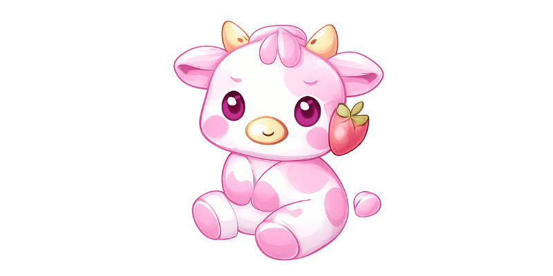 Pink Cow Plush