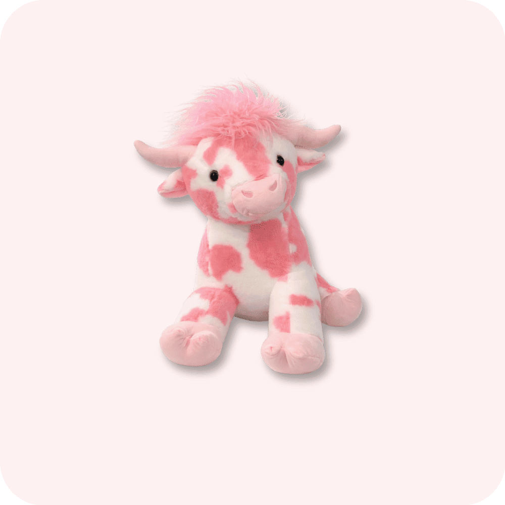 Pink Cow Plush Pink Cow Plush